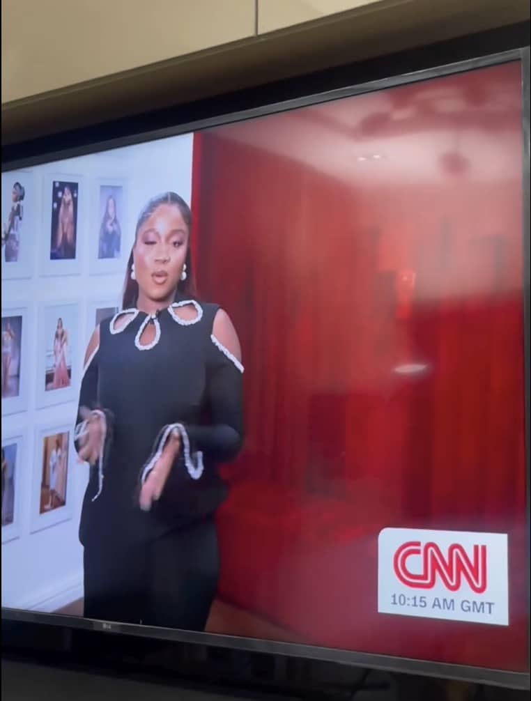 Veekee James emotional as she features on CNN, recounts grass to grace